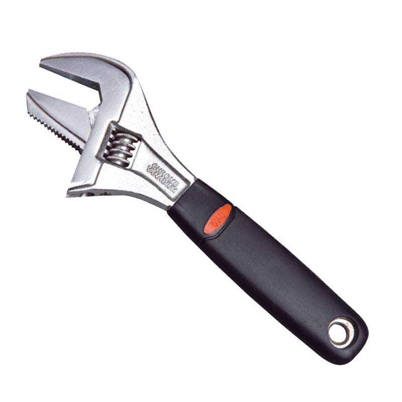 Adjustable Wrench,Extra Wide Opening Reversable Jaw_Maxpower Tool Group