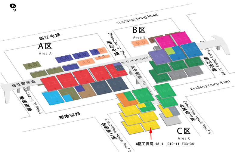 展位.jpg 威力工具诚邀您参加第120届广交会(图2)