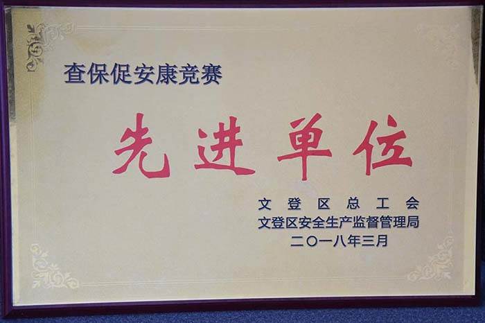 牌.jpg 威力工具集团公司再获安全生产殊荣(图5)
